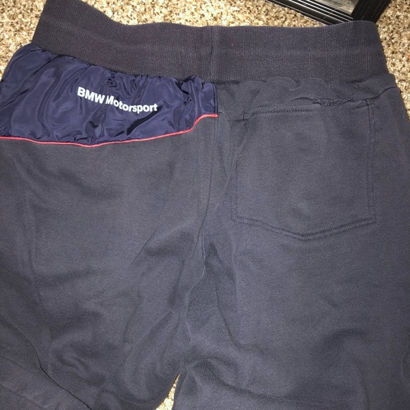 Blue Puma BMW Sweatpants Medium - Picture 3 of 4